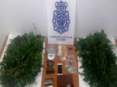 Noticia de Almería 24h: La Policía Nacional desarticula en El Ejido un clan familiar dedicado al cultivo de marihuana   