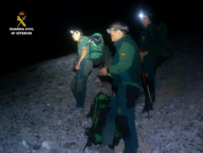 Noticia de Almería 24h: Dos hombres perdidos en el monte son rescatados por la Guardia Civil