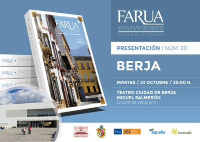 El vigésimo número de la revista FARUA se presenta el martes en el Teatro de Berja