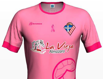 El Poli Almera lucir este domingo camisetas de color rosa para concienciar en la lucha del cncer de mama