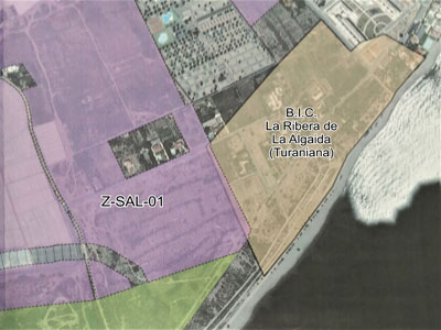 IU denuncia que la urbanización de Las Salinas invade el yacimiento arqueológico de Turaniana