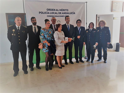 El alcalde, orgulloso de agentes como Francisco Javier Balbn, Medalla de Oro al Mrito de la Polica Local de Andaluca, a ttulo pstumo
