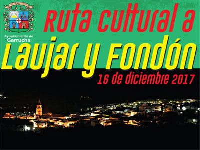 Noticia de Almera 24h: El Ayuntamiento de Garrucha organiza una ruta cultural a Laujar y Fondn