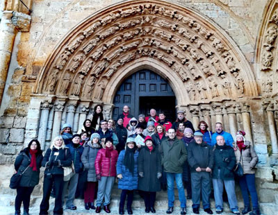 Amigos de la Alcazaba fomenta el disfrute del patrimonio con un viaje cultural al Romnico de Palencia