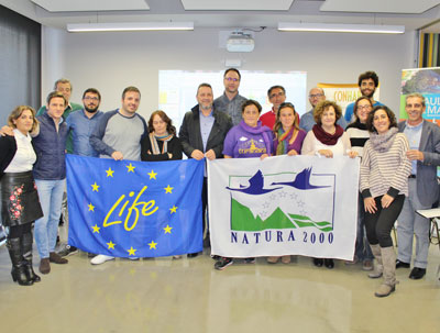 El Aula del Mar acoge un encuentro del proyecto Life Conhabit que busca poner en valor el paraje Punta Entinas