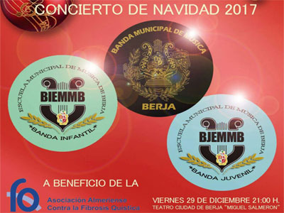 Noticia de Almería 24h: La Escuela Municipal de Música de Berja ofrece este viernes su concierto de Navidad