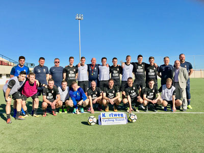 Equipos de futbol Belgas entrenan en Mojcar