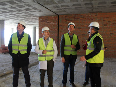 Las obras del Hospital Materno Infantil de Almera entran en una nueva fase con el inicio de los cerramientos interiores y exteriores