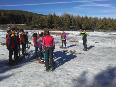 Una veintena de almerienses disfrutan de una jornada de Deporte en la Nieve