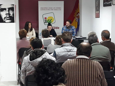 IU inicia su proceso hacia las municipales abierta a crear un bloque de cambio en El Ejido