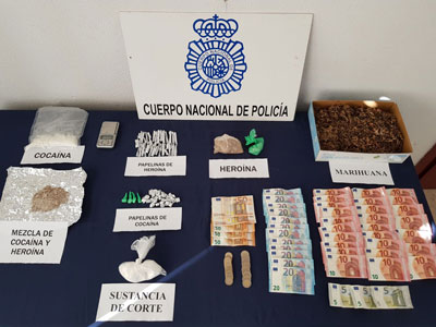 La Polica Nacional desmantela en Almera uno de los puntos de venta de drogas ms activos