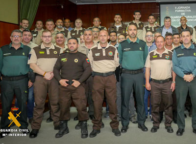 La Guardia Civil desarrolla las II Jornadas formativas de inters profesional para Guardas Rurales y sus Especialidades