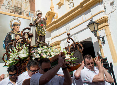 Carboneras vivi con fervor y emocin el Centenario de su patrn