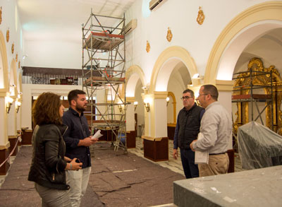 Carboneras inicia obras de restauracin y embellecimiento de la iglesia de San Antonio de Padua