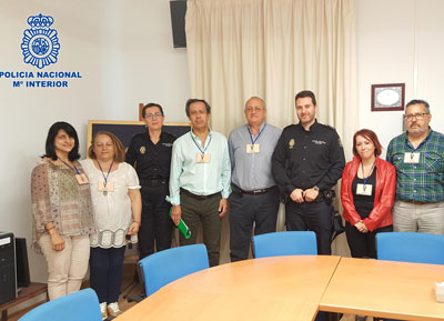 El Interlocutor Sanitario de la Polica Nacional en Almera se reune con sindicatos y representantes de la sanidad