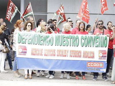 Huelga Indefinida de la Plantilla de la Agencia de Servicios Sociales y Dependencia de Almeria