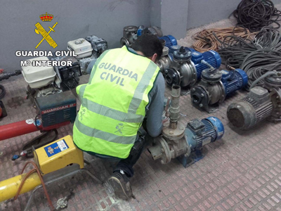 Noticia de Almería 24h: Dos detenidos involucrados en los últimos robos de motores de riego en el Poniente almeriense 