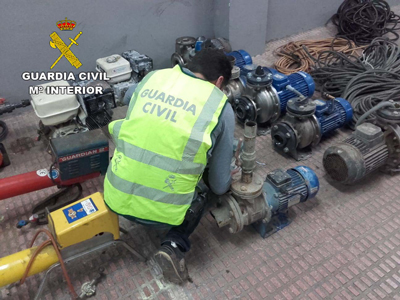 Noticia de Almera 24h: Dos detenidos involucrados en los ltimos robos de motores de riego en el Poniente almeriense 