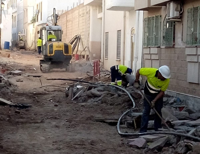 Noticia de Almera 24h: Garrucha inicia en la calle Virgen de los Dolores una profunda remodelacin de sus infraestructuras