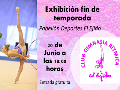 Exhibicin Club Gimnasia Rtmica El Ejido, adems de competir en Murcia, autonmicos y Nacionales