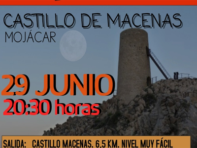 V Ruta Nocturna de Senderismo - Castillo de Macenas