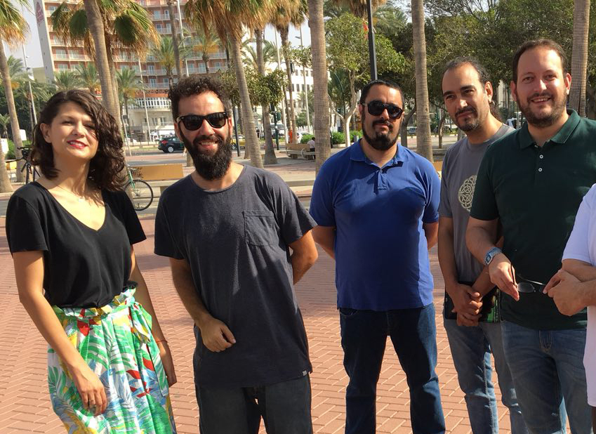 IU y Podemos en Almera presentan la confluencia Adelante Andaluca para las elecciones autonmicas y locales