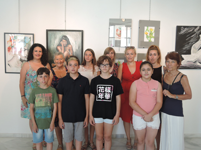 La sala municipal de arte La Fuente de Mojcar expone una muestra de  la Agrupacin de Amigos de la Pintura