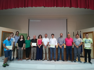 Noticia de Almería 24h: El delegado de Conocimiento y Empleo entrega diplomas a los alumnos de un curso de artesanía de la Escuela del Mármol 