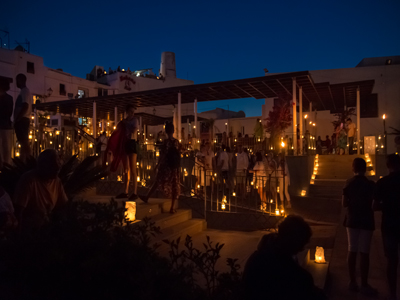 xito de participacin en la noche de las velas de Mojcar