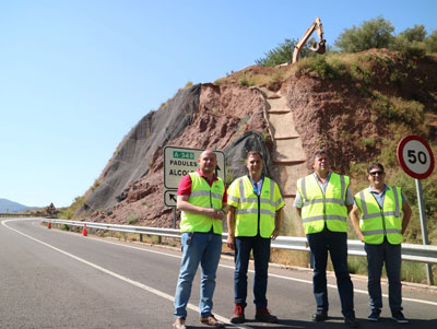 La Junta invierte ms de 90.000 euros en obras de emergencia en la A-348, en el municipio almeriense de Canjyar 