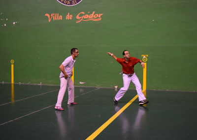 La pareja Vizcano-Martnez se impone en el Torneo de Pelota de la Feria de Gdor