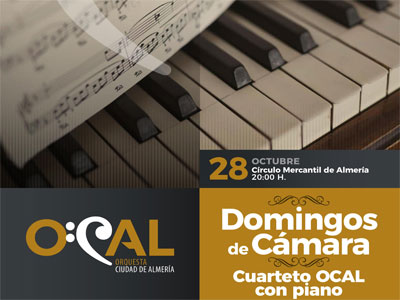 Los Domingos de cmara de la Orquesta Ciudad de Almera estrenan curso con un cuarteto con piano