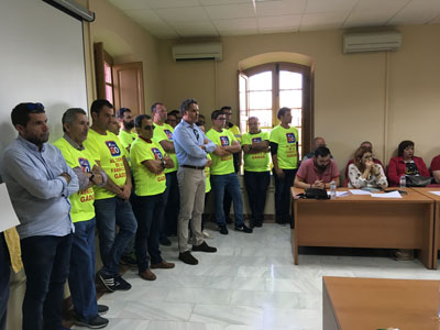 Apoyo unnime del Bajo Andarax con los trabajadores de la fbrica de Cemex
