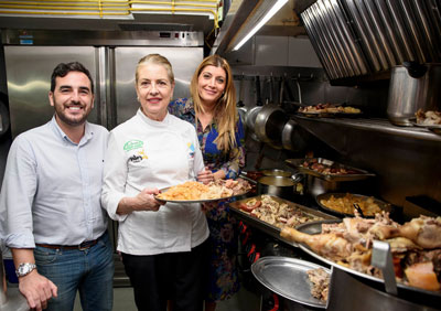 Carolina Lafita y Carlos Snchez inauguran las XI Jornadas Gastronmicas de La Encina
