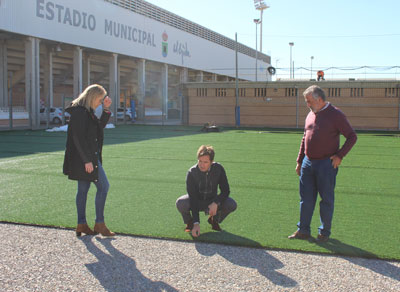 Noticia de Almería 24h: El Ayuntamiento trabaja en la mejora de espacios deportivos como pabellones, el campo de Santo Domingo y pistas 