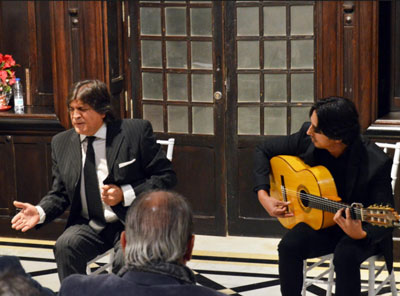 El Museo de Arte Doa Pakyta se llena de flamenco y poesa para la mujer con Vicente Soto Sordera y Rafael Lorente