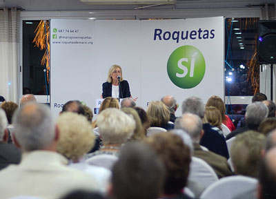 Noticia de Almería 24h: Casi 400 personas arropan la candidatura de María José López a la Alcaldía por - Roquetas SI
