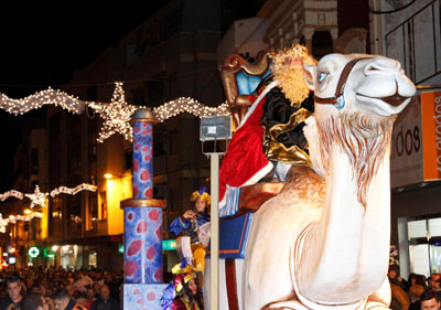 Todo preparado para recibir a los Reyes Magos en Adra