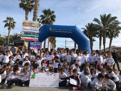 El CEIP San Antonio de Padua de Carboneras celebró el día Escolar de la Paz y la no Violencia con una carrera solidaria