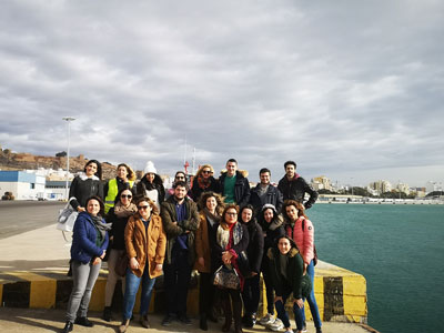 Noticia de Almería 24h: Alumnos del Instituto Juan Rubio Ortiz de Macael han  visitado hoy el Puerto de Almería