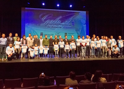 La Gala del Ciclismo Almeriense 2018 rene en el Auditorio de El Ejido a los deportistas ms destacados de esta disciplina 