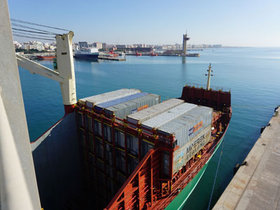 Almera export entre enero y noviembre de 2018, 12.821 toneladas de productos agroalimentarios por barco 