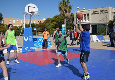 Noticia de Almera 24h: El Baloncesto 3x3 hace que el deporte lata en el corazn de la Universidad de Almera