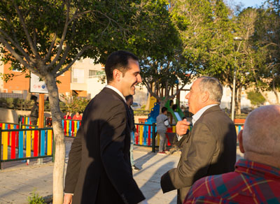 Noticia de Almera 24h: Los vecinos de Piedras Redondas ya disfrutan de un nuevo parque infantil gracias a la inversin realizada por el Distrito Levante