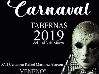 Noticia de Almería 24h: Tabernas celebra su Carnaval del 1 al 3 de marzo, protagonizado por la XVI edición del Certamen Rafael Martínez Alarcón Veneno