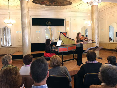 Clara Garca y Anabel Sez embelesan con un concierto de msica barroca  