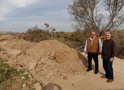 Garrucha arregla 15 kilómetros de caminos rurales afectados por las lluvias torrenciales de noviembre