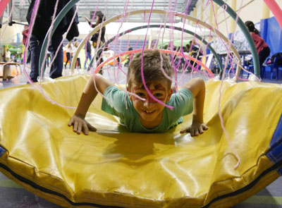 xito de la III Feria Infantil celebrada en el Pabelln de Deportes de Adra