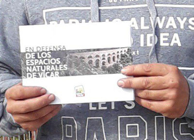 Noticia de Almería 24h: IU Vícar inicia una campaña en defensa de los espacios naturales del municipio