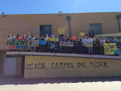 El I.E.S. Campos de Njar se suma al Fridays For Future